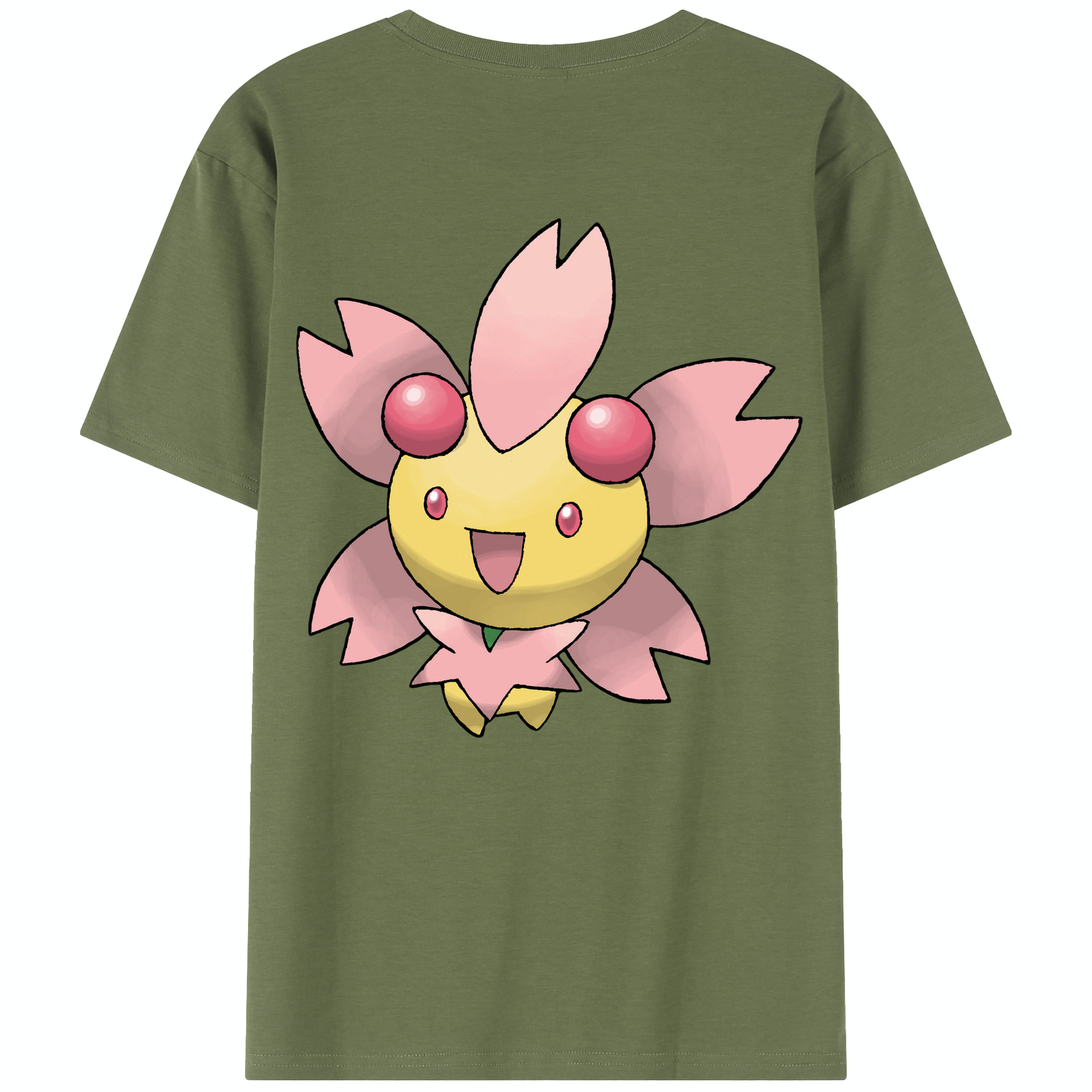 （画像用） ポケットモンスター Pokémon 綿100％半袖Tシャツ（背面プリント）